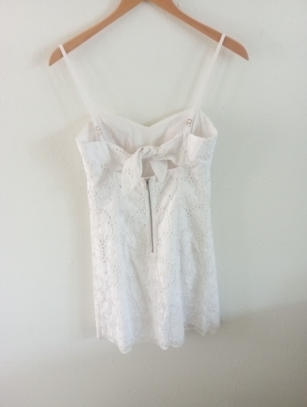 LILLY PULITZER McCallum Cotton Eyelit Mini Dress In White | 0 - Picture 7 of 9